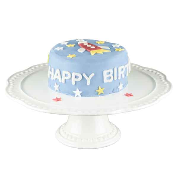 Rocketship Birthday Cake