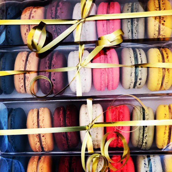 handcrafted gourmet French macarons assortment gift box
