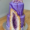 Amethyst Geode cake
